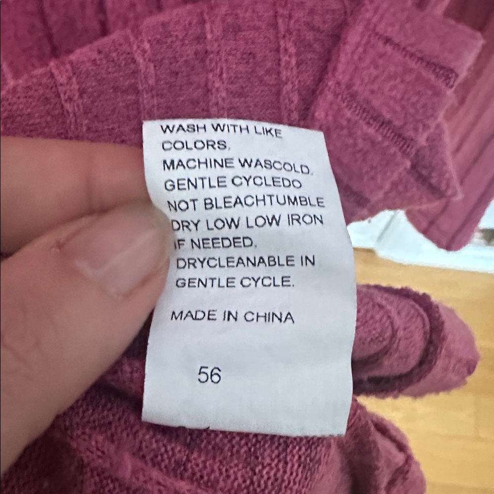 Women's Ribbed Button-Detail Sweater - Pink - Picture 5 of 5